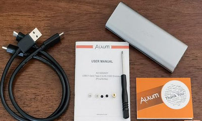 Alxum Aluminum M.2 NVME SSD Enclosure Testing Review