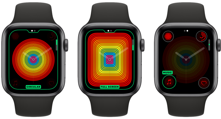 Apple Released watchOS5.2.1  Rainbow Dial with Hypnosis Function