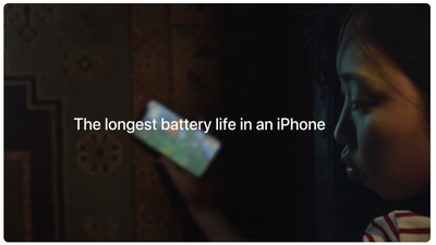 Apple's new ad: iPhone XR has the longest battery life in Apple history