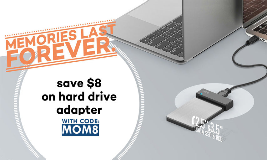 How to Make Memories Last Forever -WEme USB 3.0 SATA Hard Drive Adapter
