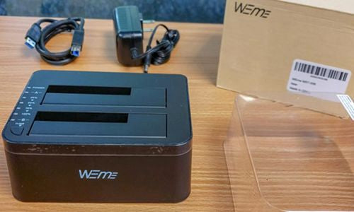 How to clone a hard drive using docking station?
