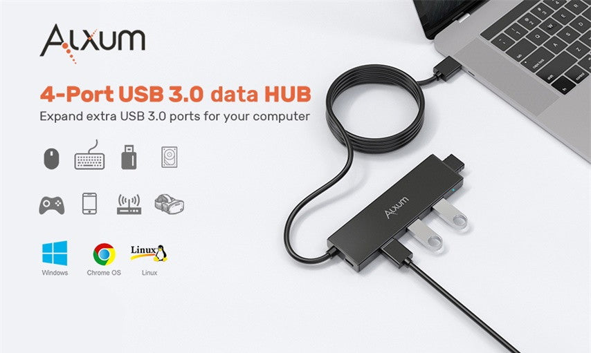Why Alxum 4-Port USB 3.0 Hub?