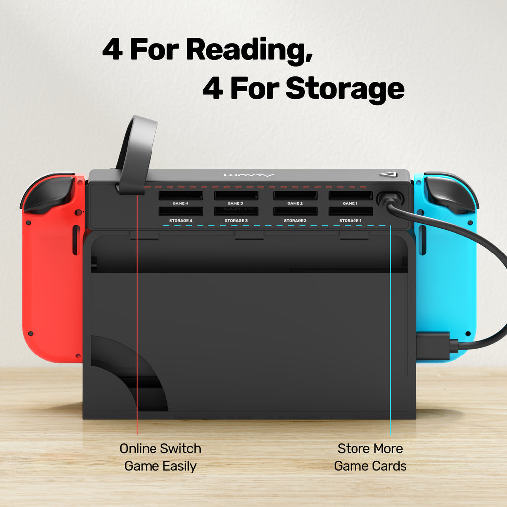 Alxum 8-In-1 Switch Game Card Reader