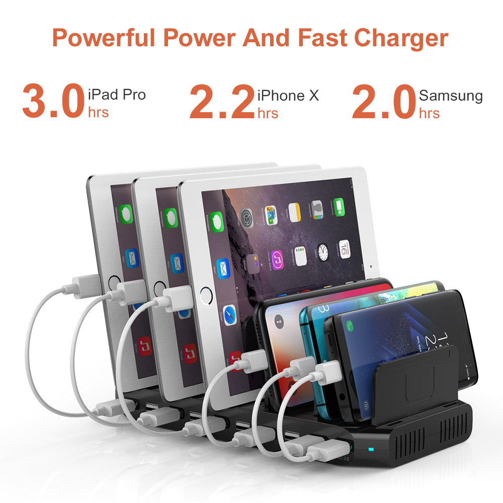 10 Ports iPad iPhone Charging Station 60W