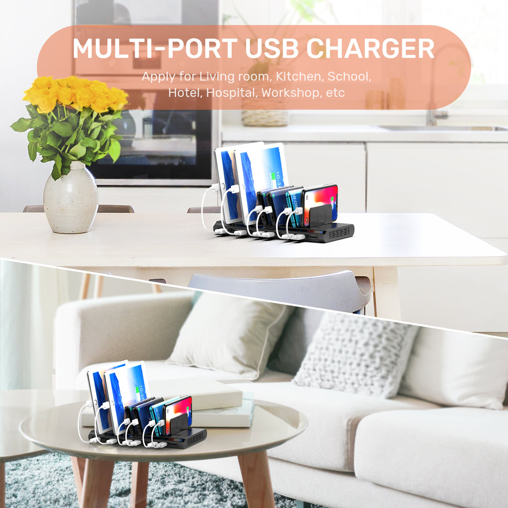 10 Ports Multi Device Charging Station 60W