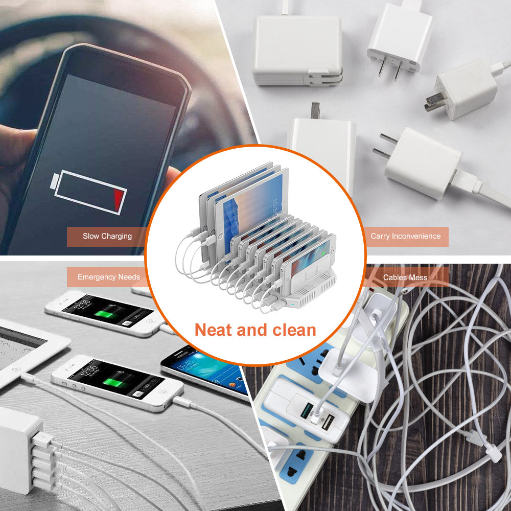 10 Ports USB Charging Station 96W