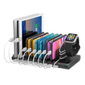 10 Ports USB C Charging Station with iWatch Charger Stand