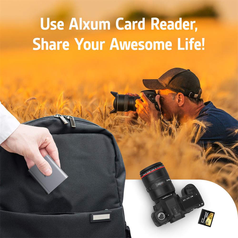 2-in-1 CFast 2.0 Card Reader with USB A Adapter