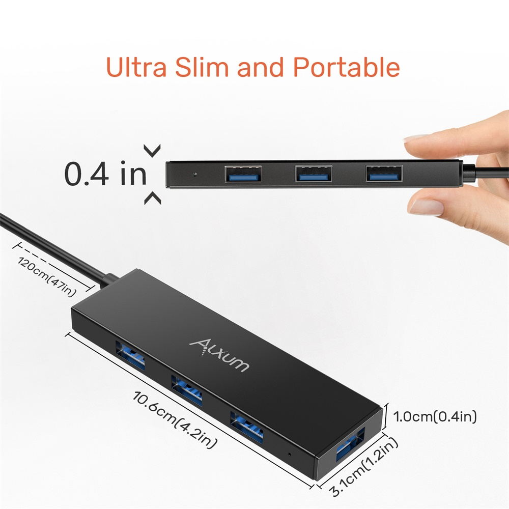 4-Port USB 3.0 Extension Hub