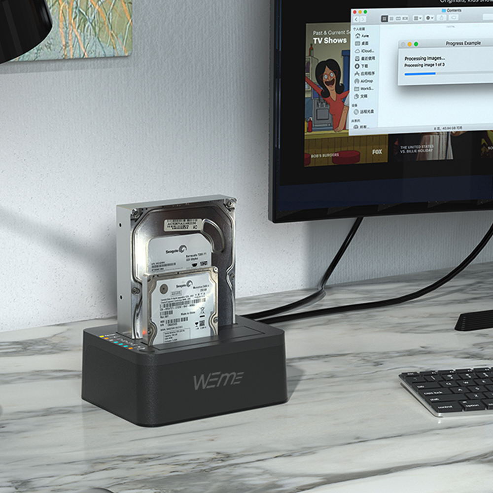 Clone Hard Drive Docking Station USB 3.0 to SATA