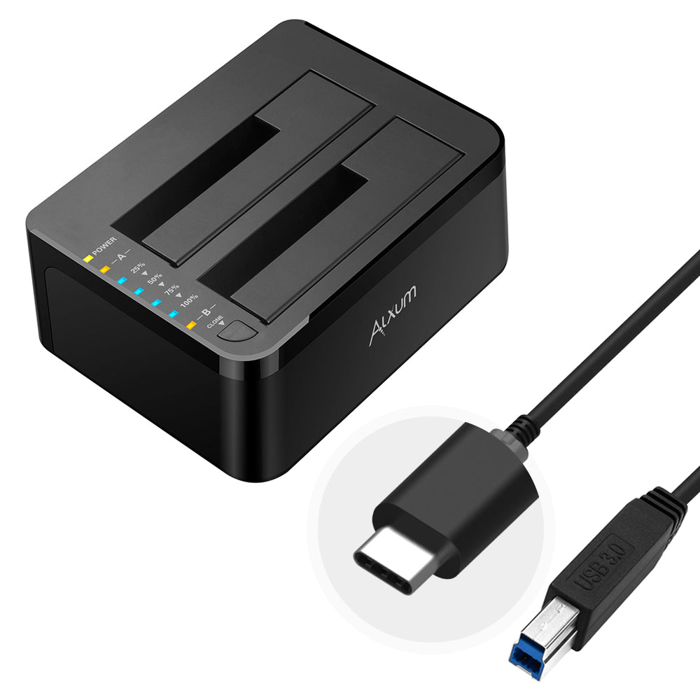 Clone Hard Drive Docking Station USB C 3.0 to SATA