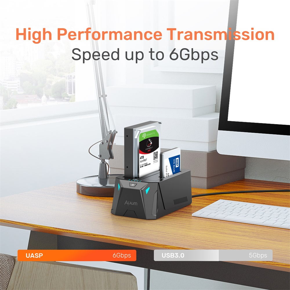 Clone Hard Drive Docking Station USB C to SATA HDD