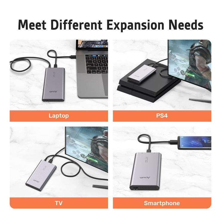 Dual Bay M.2 SSD Enclosure (PCIe NVMe)