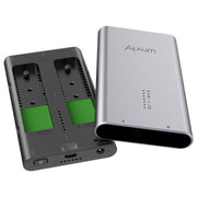 Dual Bay M.2 SSD Enclosure (PCIe NVMe)