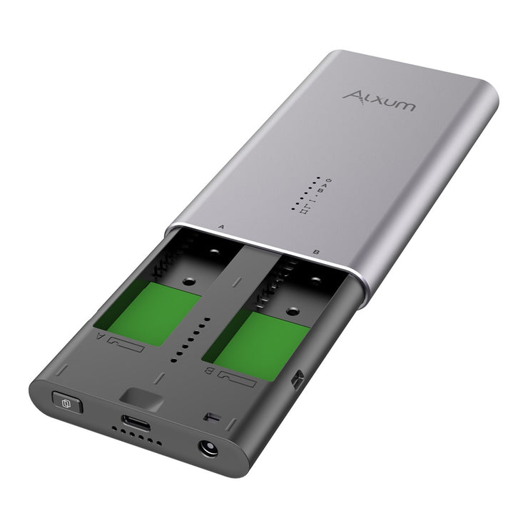 Dual Bay M.2 SSD Enclosure (PCIe NVMe)