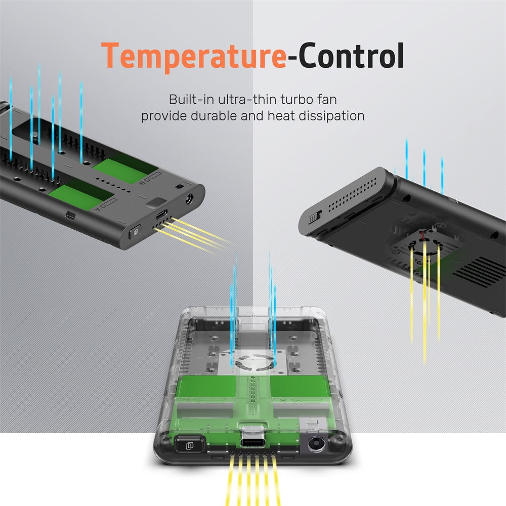 Dual Bay M.2 SSD Enclosure (PCIe NVMe)