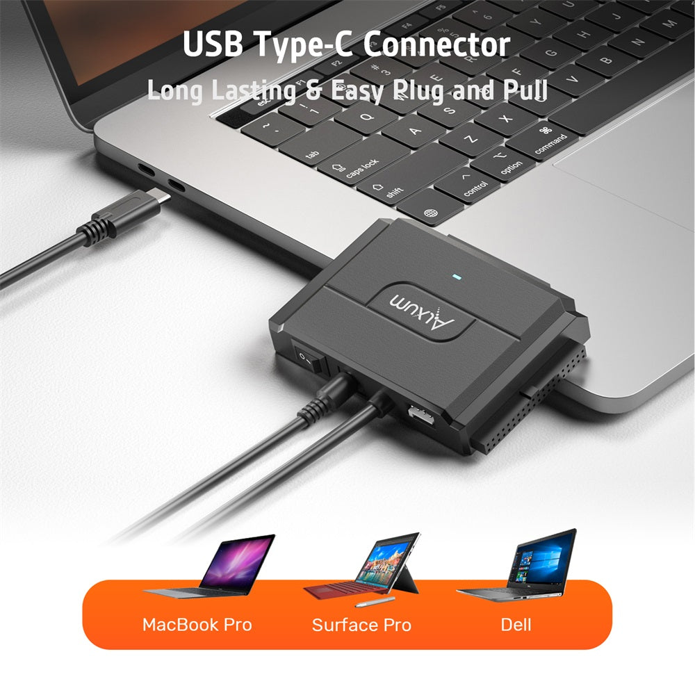 SATA IDE to USB C Hard Drive Adapter