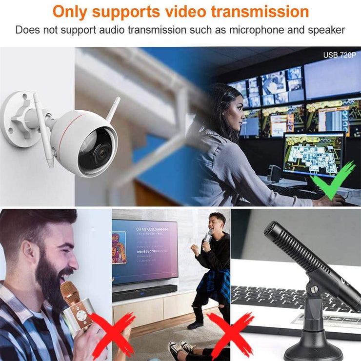 USB 2.0 Ethernet Extender to RJ45 Over Cat55E6 (100M328FT)