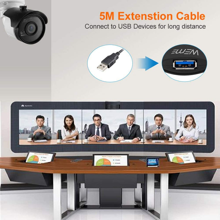 USB 3.0 Extension Cable with Signal Amplifier (5M/16FT)
