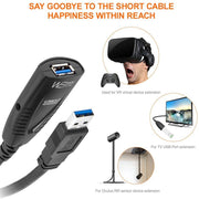 USB 3.0 Extension Cable with Signal Amplifier (5M/16FT)