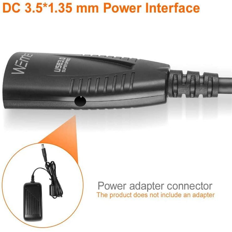 USB 3.0 Extension Cable with Signal Amplifier (5M/16FT)