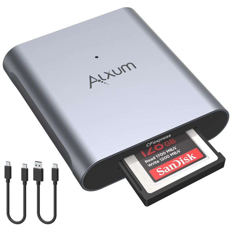 External Express Card Reader USB 3.1 Gen 2 CFexpress Card Reader – ALXUM