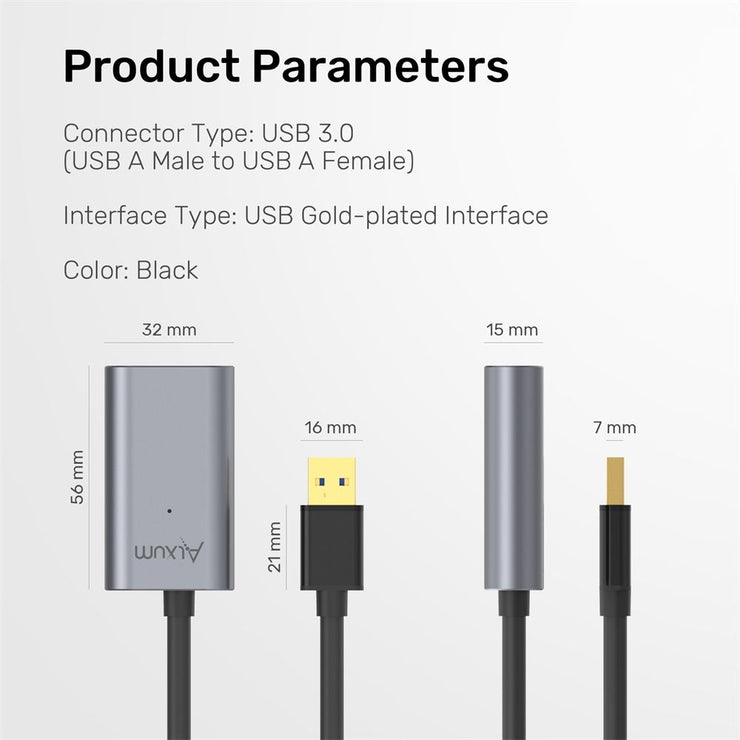 USB A Cable for Oculus 5M/16.4FT ALXUM