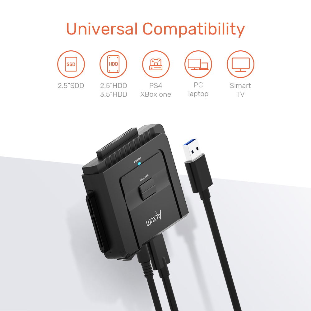 USB A IDE SATA Hard Drive Adapter