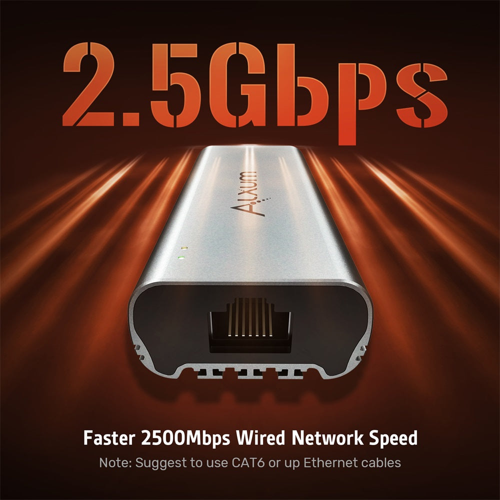 USB A to 2.5G Ethernet Adapter