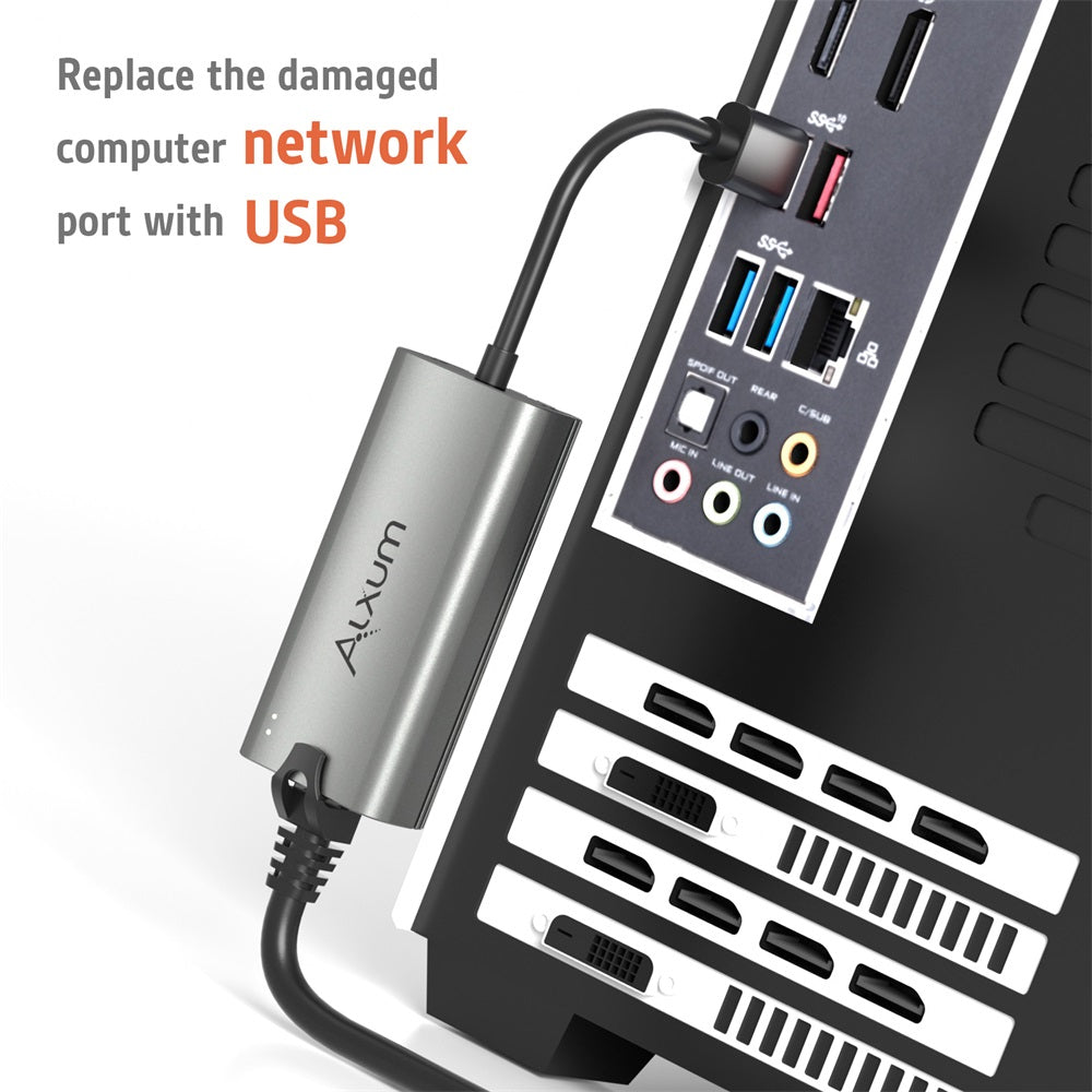 USB A to 2.5G Ethernet Adapter