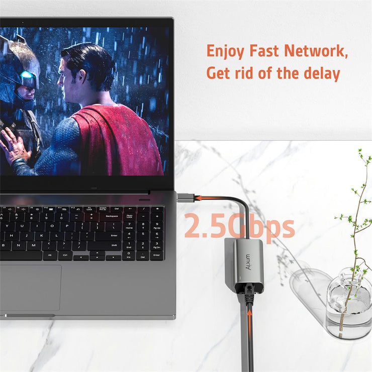 USB A to 2.5G Ethernet Adapter