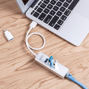 USB Ethernet Adapter to Type C Hub