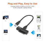 USB Type-A to SATA Hard Drive Adapter